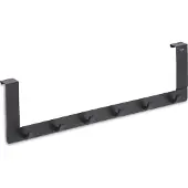 kela Deurhaak Colgar 6 Haken (20 mm) Zwart