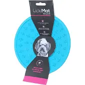 LickiMat Likmat Splash Blauw D 19 H 1 Cm