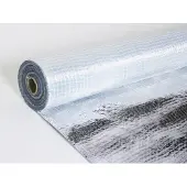 Vloerverwarming-Direct Aluminium Reflectiefolie Aluminium reflectiefolie, 75m² (50m x 1,5m)
