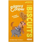Edgard & Cooper Hondenkoekjes Bravo Biscuits Banaan Met Pindakaas 400 G