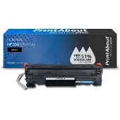 PrintAbout Toner 35A (CB435A) Zwart geschikt voor HP