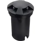 Ks Verlichting Deckgrondspot Rond Zwart Ø10,8cm