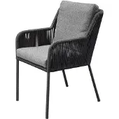 AVH-Collectie Sussex dining tuinstoel antraciet rope