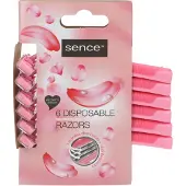 Sence Wegwerpmesjes Three Blades Vrouwen - 3 x 6 stuks - Voordeelverpakking