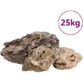vidaXL Drakenstenen 25 kg 10-40 cm grijs