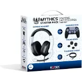 Konix Mythics Headset Bedraad Hoofdband Gamen Zwart, Wit