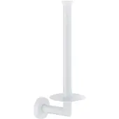 Guido Gusto Dubbele reserve rolhouder mat wit rond