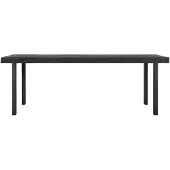 DTP Home Timeless Eettafel Beam - B100 X L225 X H78 Cm - Teakhout Zwart