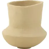 J-Line bloempot Archaic - papier - naturel - small - Ø 40 cm