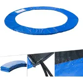 Arebos Trampoline Randafdekking Randbescherming 396 cm Blauw