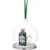 Sass & Belle Gin-tonic in houder kerstbal -