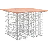 vidaXL Tuintafel schanskorfontwerp 100x102x72 cm massief douglashout