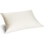 Yumeko Kussensloop Katoensatijn 70x90 Wit - Eco, Bio & Fairtrade