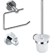 FortiFura Calvi Toiletset 3-delig - chroom SW639922 SW639924 SW639923