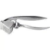 Cosy & Trendy Knoflookpers Chroom - Top kwaliteit - zilver kleur - 16 cm - Knoflookpersen