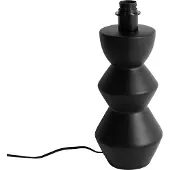 QAZQA Design tafellamp zwart keramiek 16 cm zonder kap - Alisia