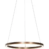 QAZQA Hanglamp brons 60 cm incl. LED 3-staps dimbaar - Girello