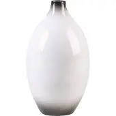 Beliani BAEZA - Decoratieve vaas - Wit - 36 cm - Terracotta