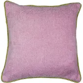 Mars & More kussen met bies roze lime 45x45cm*