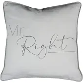 Mars & More kussen katoen mr right 45x45cm*
