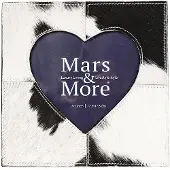 Mars & More *fotolijst koe hart zwart/wit 23x23cm*