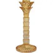 Mars & More kandelaar palmboom licht beige 21cm*