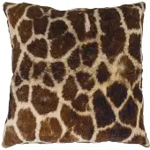 Mars & More kussen fluweel jungle giraffe print 45x45cm*