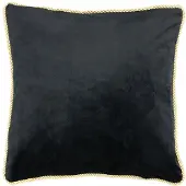 Mars & More kussen fluweel goud zwart 45x45cm