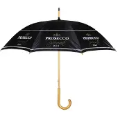 Mars & More paraplu wijn prosecco zwart 105cm