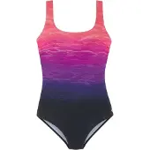 LASCANA Badpak donkerblauw / lila / pink / neonroze