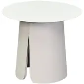 AVH-Collectie Barolo bijzettafel 45cm rond H39cm aluminium latte