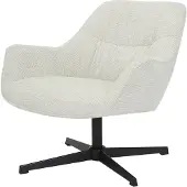 LivingFurn fauteuils daphne greige licht stof
