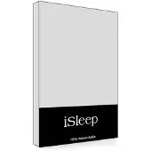 ISleep Kussenslopen Satijn Katoen - 2 Stuks - Zilver