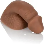 Calexotics - Siliconen Packing Penis - Slappe Penis - FtM Drag - 10,25 cm - medium donkere kleur