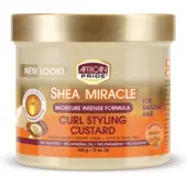African Pride - SHEA BUTTER MIRACLE - CURL STYLING CUSTARD 12OZ