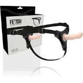Fetish Submissive HARNESS | Silicone Strap-on Flesh 12.5 Cm G-spot
