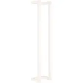vidaXL Handdoekenrek 23x18x110 cm massief grenenhout wit