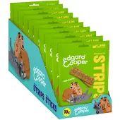 Edgard & Cooper 10x Adult Strips Lam & Kalkoen 75 Gr