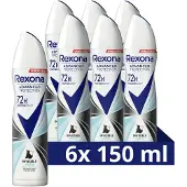 Rexona Women Advanced Protection Invisible Aqua anti-transpirant spray - 6 x 150 ml Deodorant