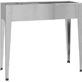 vidaXL Plantenbak 100,5x40,5x90 cm gegalvaniseerd staal