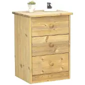 Ebuy24 Nelly kommode 3 laden gebeitst.