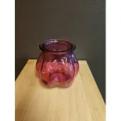 Mica Decorations Mica vaas glas rose-H16xB16