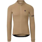 Agu Solid Fietsshirt Lange Mouwen Trend Heren - Leather - S