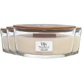 Woodwick 4x Geurkaars Ellipse Vanilla Bean 454 Gr