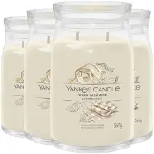 Yankee candle 4x Geurkaars Large Jar Warm Cashmere 567 Gr