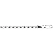 The Jewelry Collection Zilveren Armband jasseron 3 1004701 13 cm