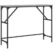 vidaXL Wandtafel 100x32x75 cm bewerkt hout grijs sonoma eikenkleurig