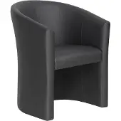 Interiax Kuipzetel Fauteuil Sophia Zwart PU
