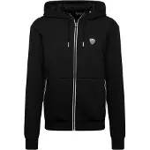 EA7 Sweatvest zwart / wit
