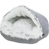 Trixie hondenmand donut harvey grijs/wit-zwart - 70x70x19 cm